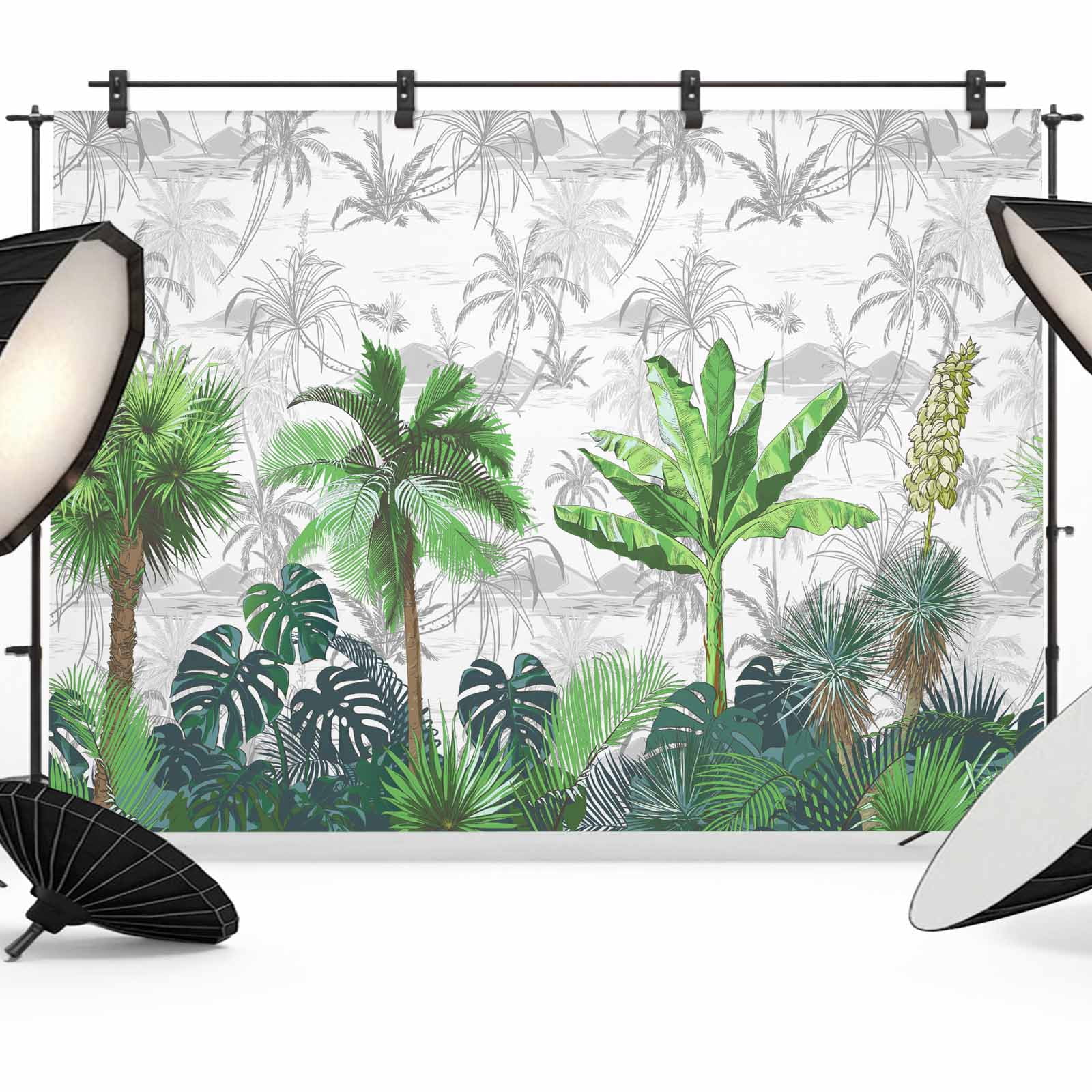 Botanical Backdrop Summer Botanical Backdrop for Photoshoot, Photography Photo Studio ...