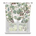 thumbnail image 1 of Summer Botanical Balloon Curtains 63 Inch Length for Living Room/Bedroom, Farmhouse Retro Garden Plants Watercolor Rod Pocket Privacy Door Curtains Decorative Tie Up Shade for Window 52"x63", 1 of 8