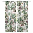thumbnail image 1 of Summer Botanical Blackout Curtains 96 Inch Length 2 Panels Set, Farmhouse Retro Garden Plants Watercolor Full Shading Curtains for Windows, Blackout Curtains for Bedroom Living Room 52"x96", 1 of 8