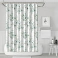 thumbnail image 1 of Summer Botanical Bloom and Bee Pattern Curtain 72x72, Aesthetic Wildflower Print, 1 of 5