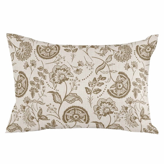 Summer Botanical Farmhouse King Size Pillow Cover, Pillowcase Protectors with Zipper, Breathable Decorative Throw Pillow Case Cover, Pillow Shams for Couch Sofa 20x36Inch