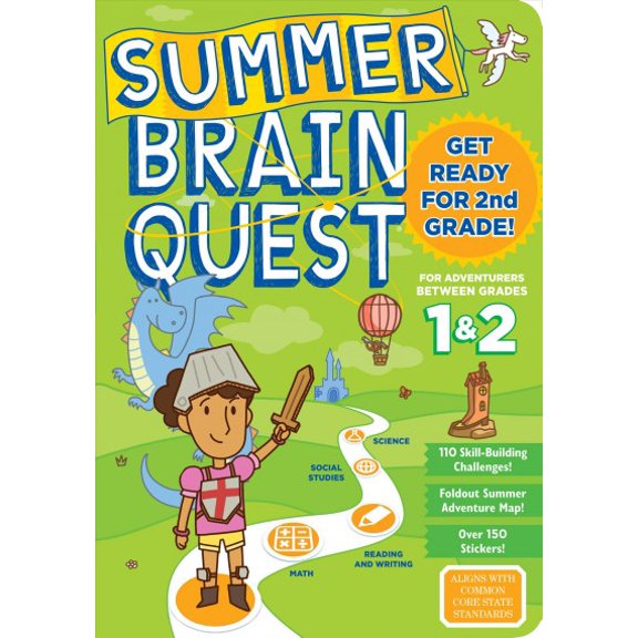 Pre-Owned Summer Brain Quest: Between Grades 1 & 2 (Paperback) 0761189173 9780761189176