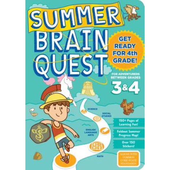 Pre-Owned Summer Brain Quest: Between Grades 3 & 4 (Paperback) 076118919X 9780761189190