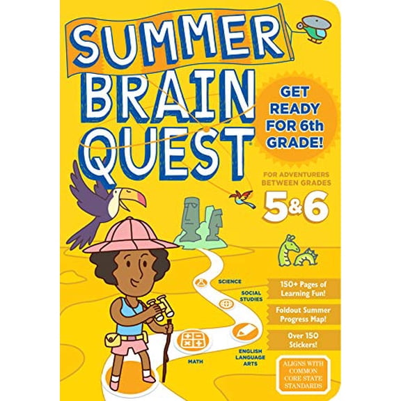 Pre-Owned Summer Brain Quest: Between Grades 5 & 6 (Paperback) 0761193286 9780761193289