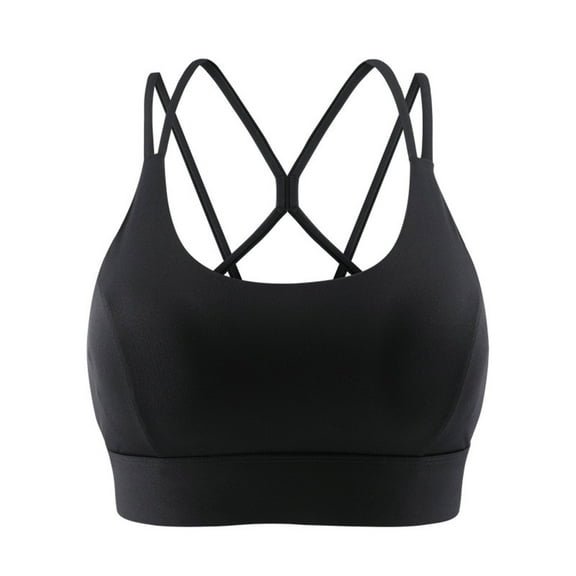 Summer Bras for Women Fashion Plus Size Trendy Clothes 2025 Solid Color Back Fitness Clothes Running Drying Yoga Up to 65% off!