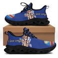 thumbnail image 1 of Summer Breathable Chunky Sneaker Men All Season Congo Flag Design Patriotic Thick Bottom Height Increasing Footwear, 1 of 8