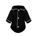 thumbnail image 1 of Summer Breathable Dog Pajamas for Small Medium Large Dogs, Cool Lightweight Stretch Pet Pjs Outfit for Dogs & Cats(L,Black), 1 of 3