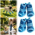 thumbnail image 1 of Summer Breathable Dog Shoes For Small Dogs, Breathable Mesh Dog Boots For Summer Hot Pavement, Non Paw Protectors For Small Dogs Cat Puppy ,B - 5Cm, 1 of 9