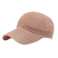 thumbnail image 1 of Summer Breathable Mesh Baseball Cap Ladies Outdoors Sun Protection Hat Casual Visor Cap, 1 of 5