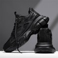thumbnail image 1 of Summer Breathable Sneakers for Men, outdoor walking athletic shoes with mesh ventilation, soft cushion comfort, non-slip durable sole for all-day casual activities., 1 of 8