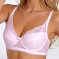 thumbnail image 1 of Summer Breathable Wirefree Foam Cup Bra with Adjustable Support and Soft Padding for Everyday Comfort in Any Season, 90B, Pink, 1 of 4