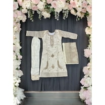 Traditional Cotton Salwar Kameez Set for Girls, Cultural Wear for Kids, 13