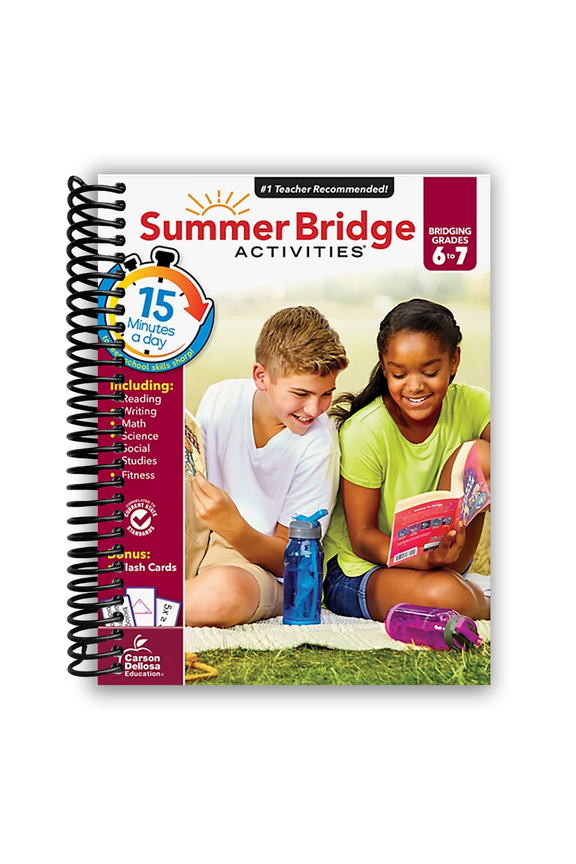 Summer Bridge 6th to 7th Grade (Spiral Bound)
