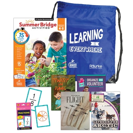Carson-Dellosa Summer Bridge Essentials Backpack, Grades 4 to 5
