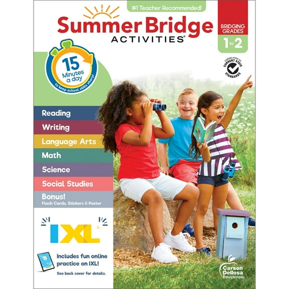 Summer Bridge Activities Workbook (160 pages) Grade 1-2