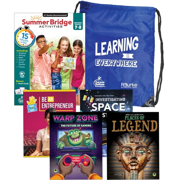 Summer Bridge Essentials Backpack (6 pieces) Grade 7-8