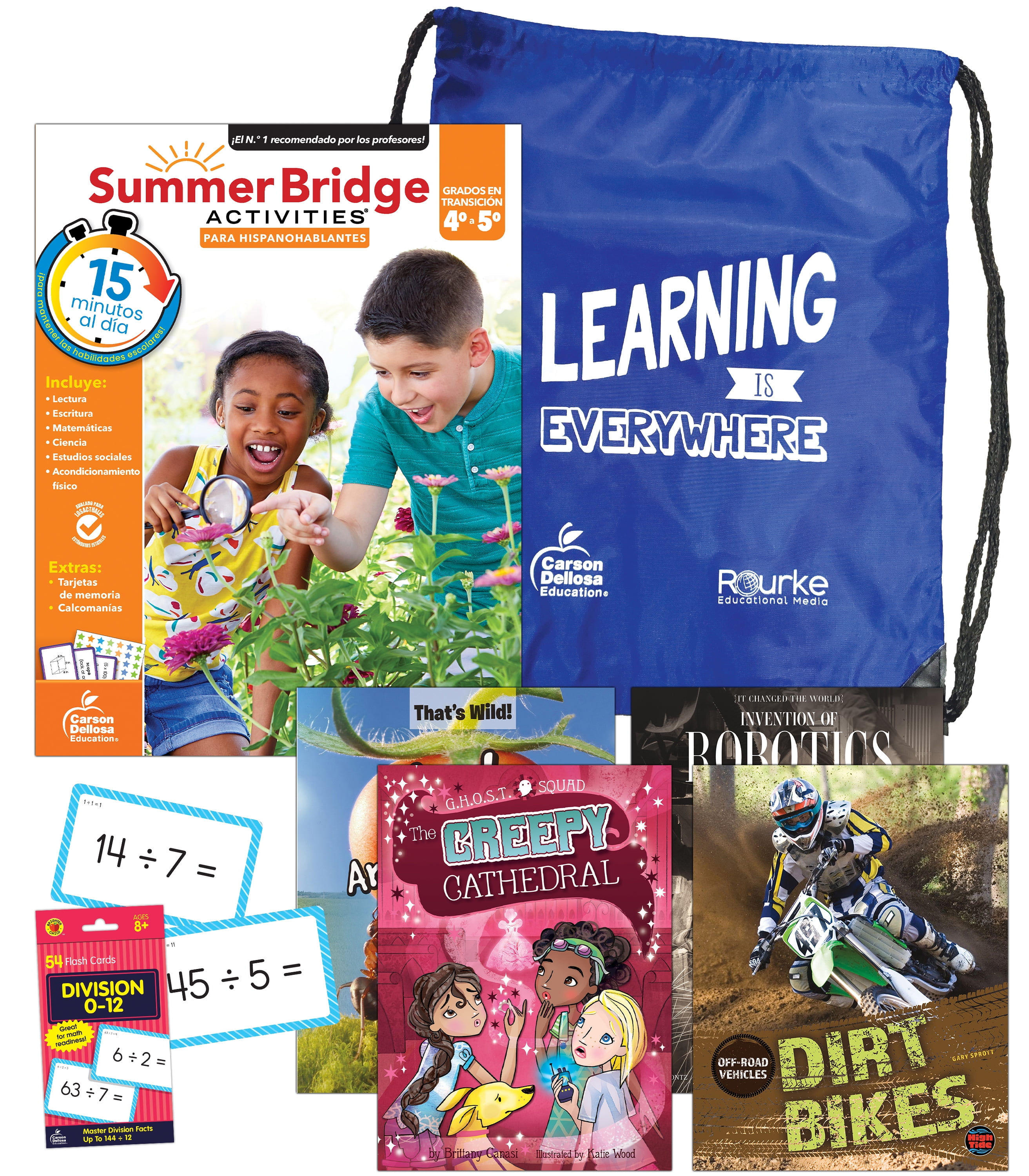 Rourke Educational Summer Bridge Essentials Spanish Backpack 4-5, (Paperback)
