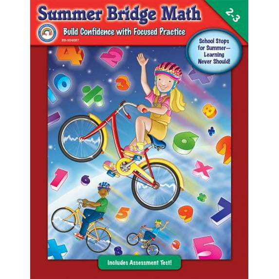 Pre-Owned Summer Bridge Math, Grades 2 - 3 (Paperback) 1600224512 9781600224515