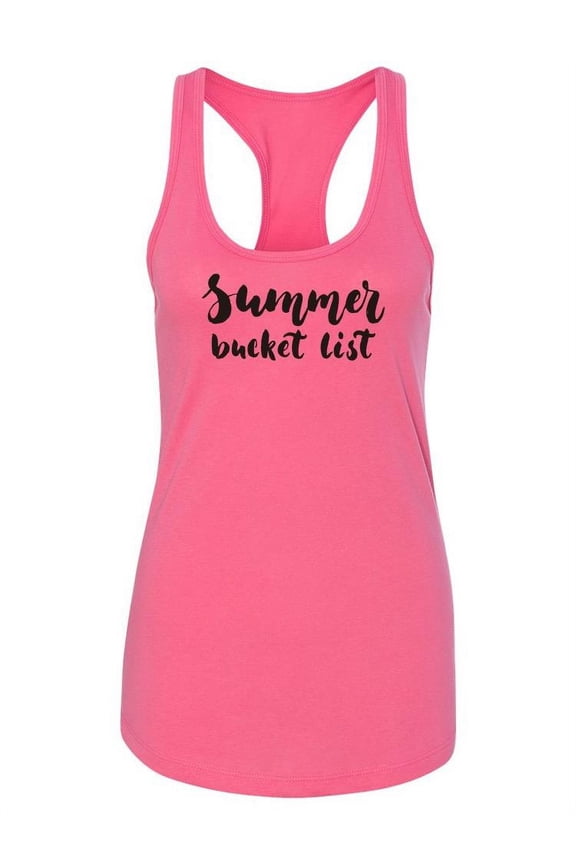 Summer Bucket List Racerback Tank Women -Image by Shutterstock, Female XX-Large