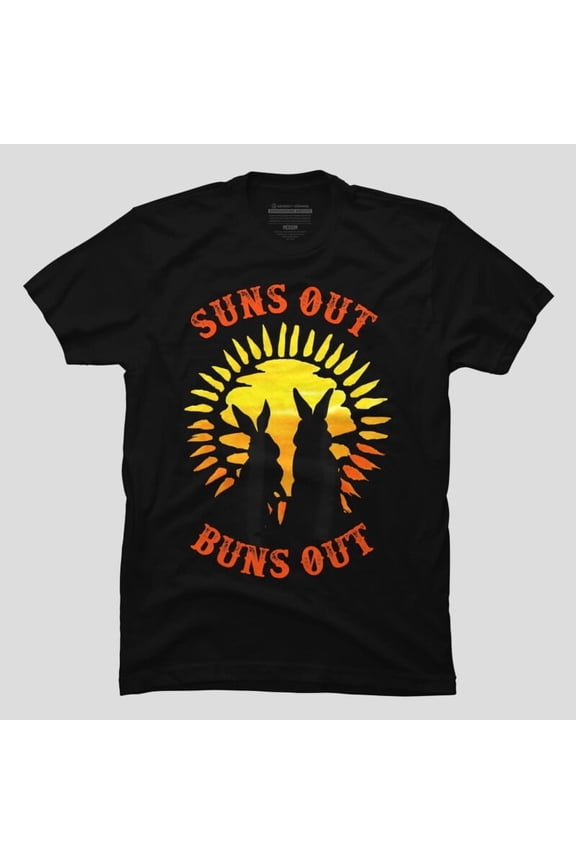 Summer Bunny Rabbits Sun’s Out Bun Out Funny Easter Graphic H41535 Unisex T-Shirt, Up to 5XL Available