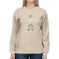 thumbnail image 1 of Summer Butterflies Set Sweatshirt Women -Jennifer Paxton Parker Designs, Female Large, 1 of 4