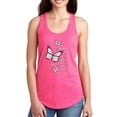 thumbnail image 1 of Summer Butterfly Love Racerback Tank Women -Image by Shutterstock, Female Medium, 1 of 4