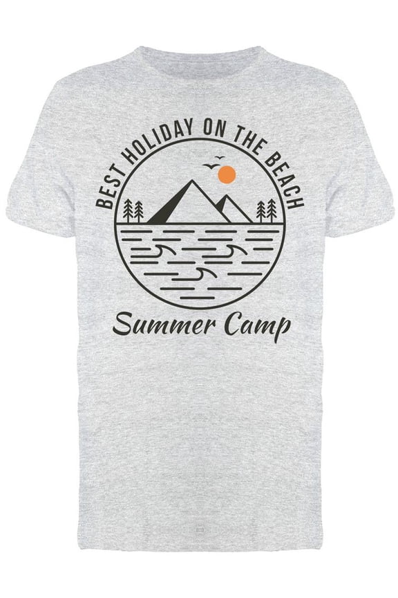 Summer Camp Beach T-Shirt Men -Image by Shutterstock, Male x-Large