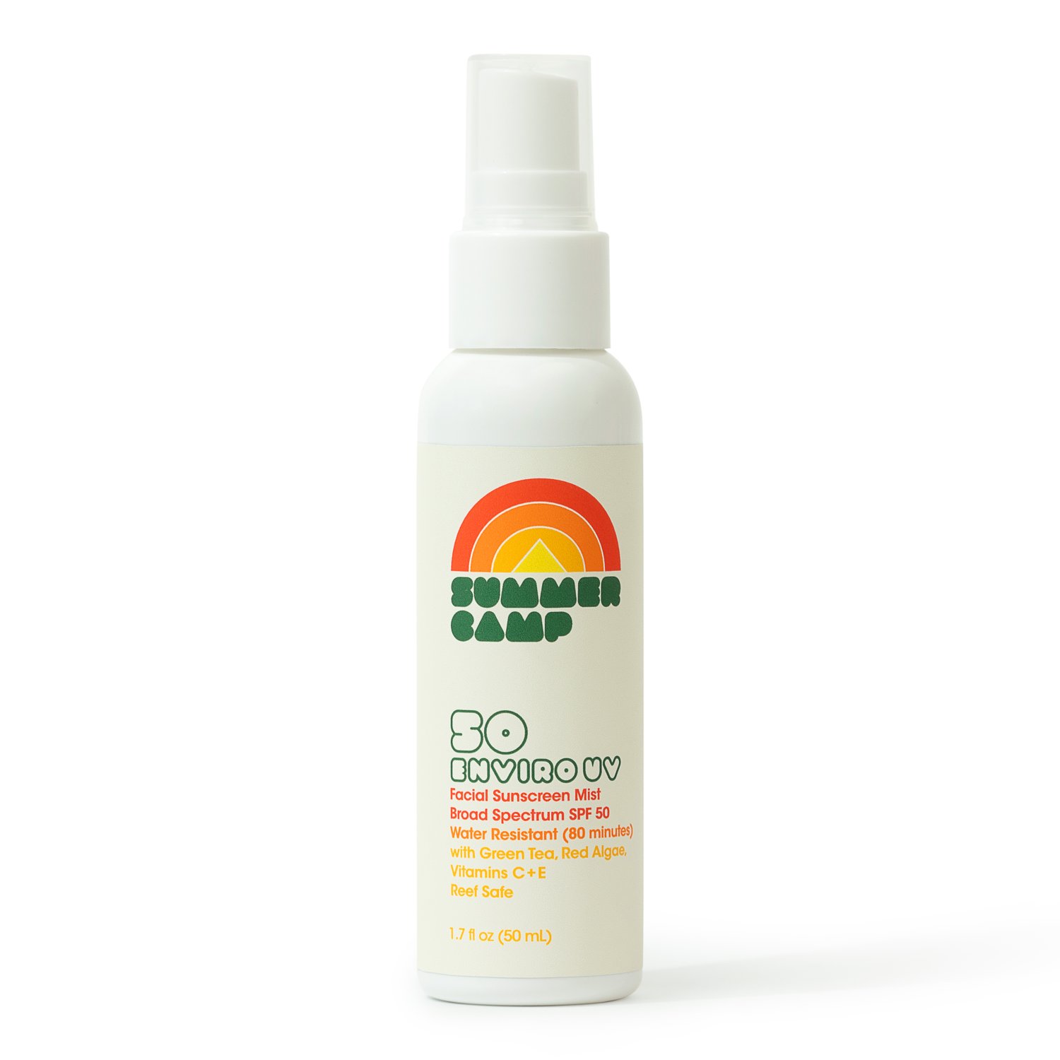 Summer Camp Enviro UV Water Resistant Sunscreen Mist for Face, SPF 50, 1.7 fl oz - image 1 of 5