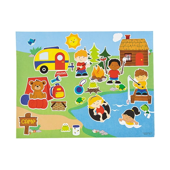 Summer Camp Lg Mas - Stationery - 12 Pieces