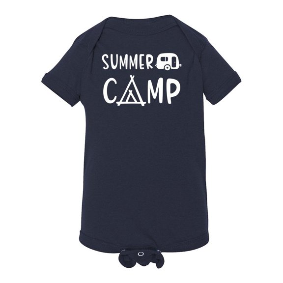Summer Camp Rv And Tent Bodysuit Infant -Image by Shutterstock, 24 Months