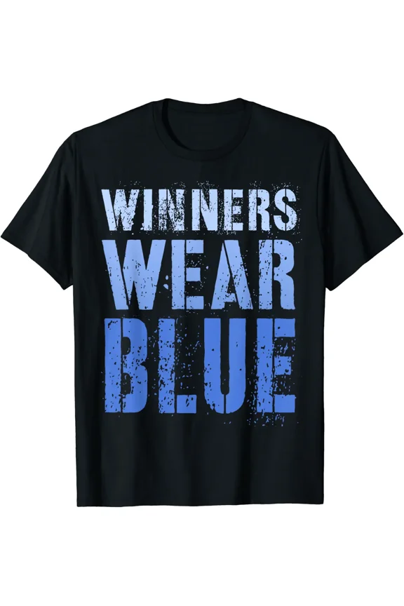 Summer Camp Winners Wear Blue Team War Game Day Spirit Week T-Shirt Size S-5XL