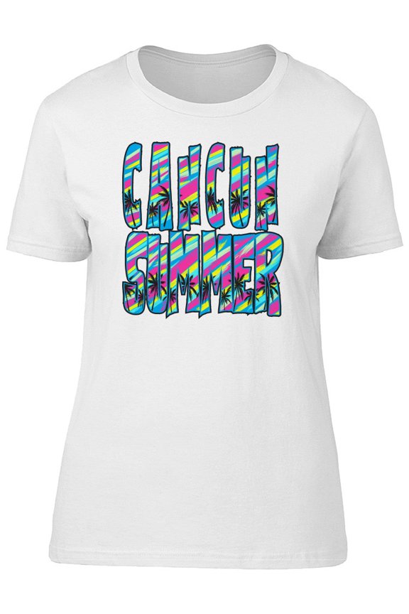 Summer Cancun Colorful Tropical T-Shirt Men -Image by Shutterstock, Male XX-Large
