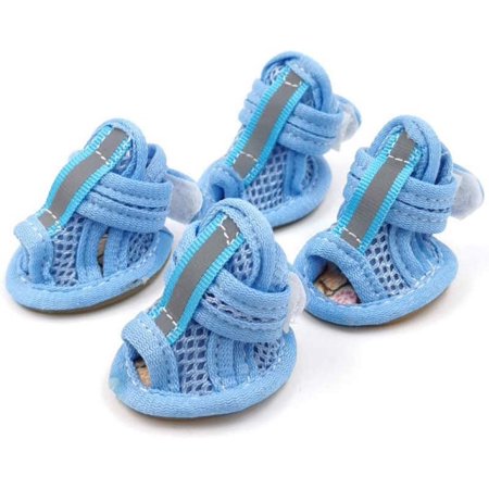 Summer Candy Colors Pet Shoes Soft Breathable Puppy Sandals Anti-Slip Dog Shoe Pet Supplies