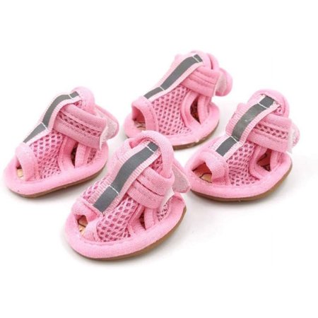 Summer Candy Colors Pet Shoes Soft Breathable Puppy Sandals Anti-Slip Dog Shoe Pet Supplies