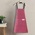 thumbnail image 1 of Summer Canvas Apron, Breathable Workwear, Adult Fashion, for Cooking, Gardening, Crafting, Red, 1 Pc, by IHXORA, 1 of 7