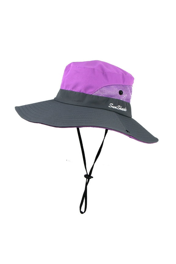 Summer Cap Womens Sun Hats Hats Foldable Ponytail Wide Hole Mesh Baseball Caps Mens Sun Hat