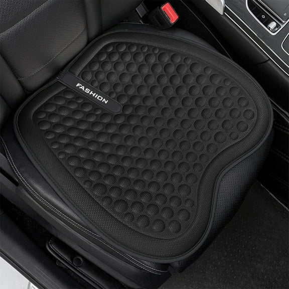 Summer Car Seat Cushion Two Piece Set, Breathable Ice Silk Ventilated Pad, Universal Fit for SUV Truck Sedan, Non Slip Cooling Seat Cover for Long Driving Comfort and Easy Installation Washable