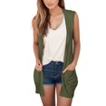 thumbnail image 1 of Summer Cardigan For Women Lightweight Printing Coat Open Front Lightweight Cardigan Sleeveless Loose Outwear With Pockets AG XXL, 1 of 4