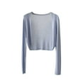 thumbnail image 1 of Summer Cardigan for Women's Thin Ice Silk Coat,Shawl Shirt with Slip Skirt,Long Sleeve Thin Knit Cardigan Top, 1 of 5