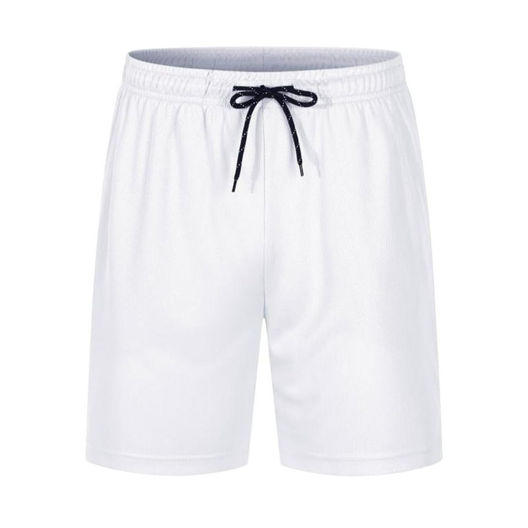 White jogging shorts hot sale