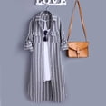 thumbnail image 1 of Summer Casual Blouse Retro Artistic Cotton Linen Top, Short Sleeve Doll Neck Loose Casual Blended Shirt 1PC , Gray XL, Size S-3XL, 1 of 6