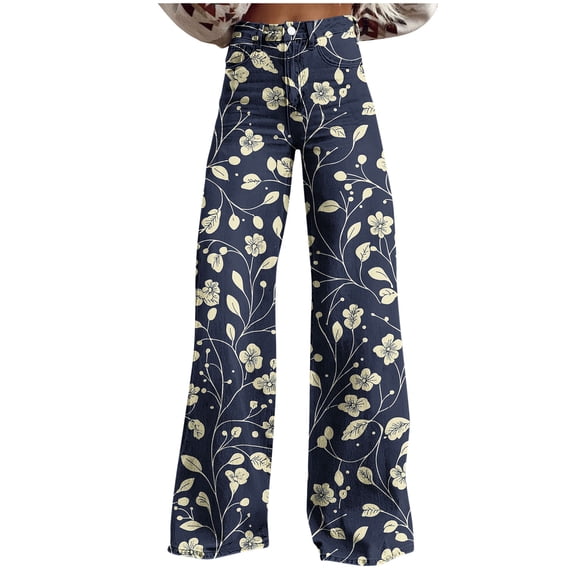 Summer Casual Blue Commuting Washed Versatile Denim Pants For Women Jeans