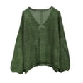 thumbnail image 1 of Summer Casual Short Sleeve Hollow Out Sweater Shirts Boho Beach Swimsuit Coverups Womens Crochet Cover Up Tops Green S, 1 of 4