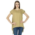 thumbnail image 1 of Summer Casual Tunic Short Sleeve Sundress Women Wear Boho Top, 1 of 4