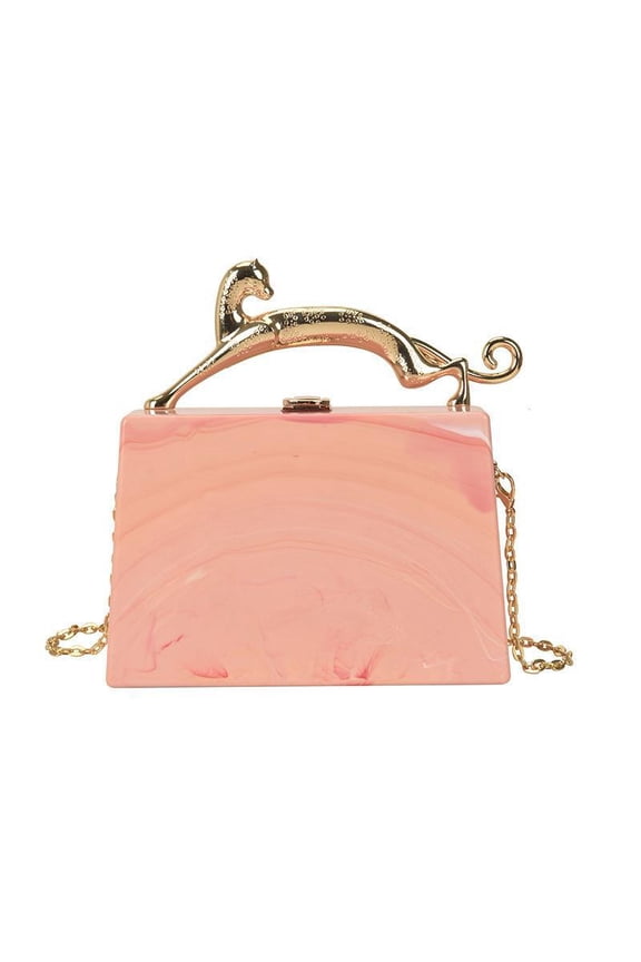 Summer Chain Box Handbag for Women, Shoulder Crossbody Evening Bag, Street Style Versatile Square Purse