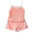 thumbnail image 1 of Summer Children Vest Set Girls Sleeveless Summer Clothes Large Children Style Loose Version Of Children Clothing Comfort Dailywear 6-12 Months, 1 of 9