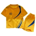 thumbnail image 1 of Youmylove Summer Children's Sports Clothes Boys Football Short Sleeved Basketball Shorts Basketball Training Sportswear Suit Stylish Vacation Outwear, 1 of 3