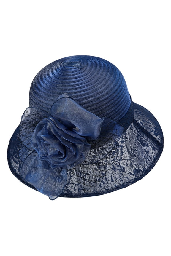 Summer Church Hats for Women, Yigetop Womens Holiday Hat Sun Summer Sun Beach Visor Hat Hats for Women Fashionable Navy One Size