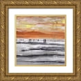 thumbnail image 1 of Summer, Clara 12x12 Gold Ornate Wood Framed with Double Matting Museum Art Print Titled - Beach II, 1 of 4