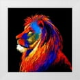 thumbnail image 1 of Summer, Clara 15x15 White Modern Wood Framed Museum Art Print Titled - The Lion, 1 of 4